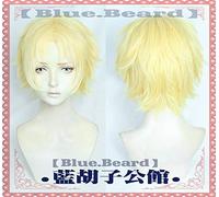 Game FGO Fate/Grand Order Voyager Cosplay Wig Short Yellow Heat Resistant Synthetic Hair+ Free Wig Cap as photo