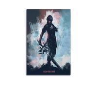 Game Final Fantasy Poster Poster Decorative Painting Canvas Wall Posters And Art Picture Print Modern Family Bedroom Decor Posters 08x12inch(20x30cm)