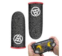 Game Finger Sleeves - Game Fingertip Gloves, Thumb Sleeves for Mobile Games, Touch Screen Finger Sleeves, Cool Breathable Thumb Cover, Ergonomic Thumb Sleeves for Beginners, Men and Women