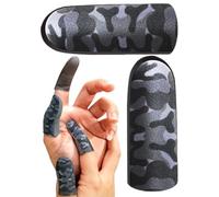 Game Finger Thumb Finger 1.8" x 1" Silver Fiber Hand Protector Touch Screen Sweat Proof Mobile Game Accessories | Control Fabric Structure Non-Slip