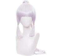 Game Genshin Effect Kamisato Ayaka Wig Anime Long Wig Girls Hair Props Halloween Party Role Play Accessories Wig + Cap Cosplay Anime Wig Coser