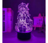 Game Genshin Impact Hu Tao Figure Led Lamp 3d Night Light Anime Lovers Gift Light For Led Night Lamps For Kids Bedroom Decoration Child Birthday Gift