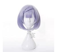Game Genshin Impact Noelle Women Short Wig With Braid Cosplay Costume Heat Resistant Synthetic Hair Wigs