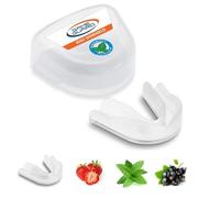 GAME GUARD 10-Pack Sports Mouthguards - Easy Fit Boil & Bite Gum Shields for Adults & Teens (Age 13+) - Mouth Guards for Rugby, Hockey, GAA - Ideal for Schools and Clubs (Mint Flavour - Clear)