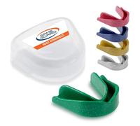 GAME GUARD 10-Pack Sports Mouthguards - Easy Fit Boil & Bite Gum Shields for Adults & Teens (Age 13+) - Mouth Guards for Rugby, Hockey, GAA - Ideal for Schools and Clubs (Assorted Sparkles)