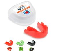 GAME GUARD 10-Pack Sports Mouthguards - Easy Fit Boil & Bite Gum Shields for Adults & Teens (Age 13+) - Mouth Guards for Rugby, Hockey, GAA - Ideal for Schools and Clubs (Assorted Flavours)