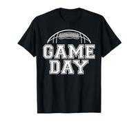 Game Heart Cool Football Player School Fall Season Touchdown T-Shirt