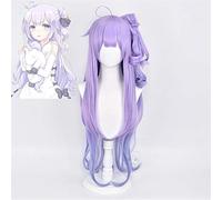 Game Ichinomi Azur Lane Hms Unicorn Women Wig Lady White Battleframe Cosplay Costume Purple Blue Ombre Wigs HG-896