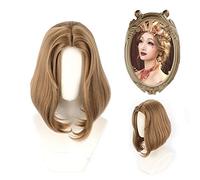 Game Identity V Blood Queen Mary Marie Cosplay Wig Madame Deficit Women Brown Straight High Temperature Fiber Hair Wig