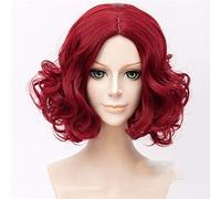 Game Identity V Cosplay Superintendent Joker Wigs Red Curly Fluffy Short Fashion Synthetic Hair Anime Costume Wig Pelucas