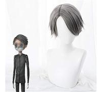Game Identity V Cosplay Wig Embalmer Aesop Carl Role Play Wigs Synthetic Hair Halloween Party Performance Costume Wig+Wig Cap