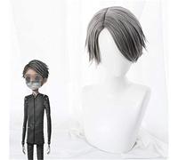 Game Identity V Cosplay Wig Embalmer Aesop Carl Role Play Wigs Synthetic Hair Halloween Party Performance Costume Wig+Wig Cap