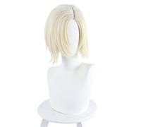 Game Identity V Tomb Keeper Andrew Kress Cospaly Wigs Light Gold Short Synthetic Hair Halloween Party Carnival Costume Wig
