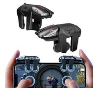 Game Joysticks - 2 Piece Mobile Trigger Controller, Plug Play Reliable Pads | Enhanced Sensitivity Touch Screen Game Accessories, Ergonomic Phone Mounted Triggers For Competitive Play