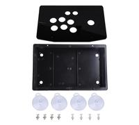 Game Kit Low Delay USB Encoder PC Joystick DIY Controller Black Acrylic Pane with 8 Button for Games