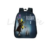 Game Little Nightmares 2 Backpack Boys Girls Kindergarten Bag Kids Preschool School bag Toddler Cartoon Rucksack 12 inch