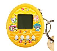Game Machine Keychain,Funny Virtual Animal Pet Toy Digital Pet Game Machine | Portable Digital Keychain Keyring for Children Adults