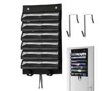 Game Mat Holder, Accessories Storage Bag, 23.43x15.55in Transparent Slot Organizer, Space Saving Hanging Design, Authentic Oxford Fabric for Family Gatherings, Birthday Parties, Playroom, Door, Wall