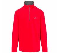 Game Mens Trespass Blackford Microfleece Zip Top 1/2 neck, Anit pill