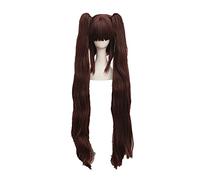 Game NEKOPARA Chocolate Cosplay Wig Women Black-Brown Wigs Cosplay Heat Resistant Synthetic Hair Chocola Cosplay Hair + Wig Cap