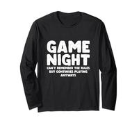 Game Night Can't Remember The Rules Board Games Player Long Sleeve T-Shirt