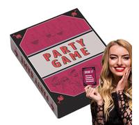 Game Night Cards, Funny 50 Party Cards In English For Multiple Players: Board Game With Challenges And Fun Camping Questions, Participants Break Quickly