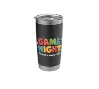 Game Night Host I The Host is Always Right I Game Night Stainless Steel Insulated Tumbler