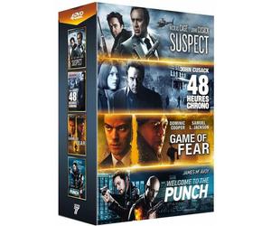 Game Of Fear + 48 Hours Chrono + Suspect + Welcome To The Punch DVD BOX SET NE
