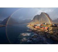 Game of the Year Adult Puzzle 2000 Pieces, Natural Beauty, Rainbow 70x100CM