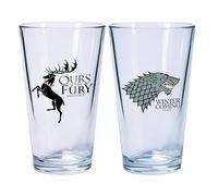 Game of Thrones Dark Horse Deluxe Pint Glass Set: Stark and Baratheon