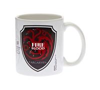 Game Of Thrones Fire & Blood Targaryen Mug Red/black/white (One Size)
