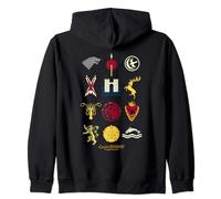 Game of Thrones House Sigils Zip Hoodie