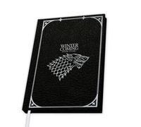 Game of Thrones House Stark Notebook black silver Onesize