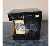 Game Of Thrones House Stark Stein Beige Grey Ceramic HBO Pyramid Unused Boxed