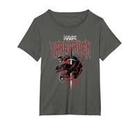 Game of Thrones House Targaryen Dragon T-Shirt, Women's Plus, Asphalt Grey, 3X