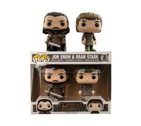 Game of Thrones Jon Snow Bran Stark 2 Pack Pop Vinyl Figure Funko