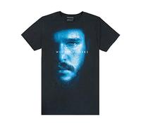 Game of Thrones Jon Snow Winter is Here Men's T-Shirt, Black, XL