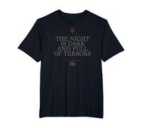 Game of Thrones Night is Dark T-Shirt, Men's Big and Tall, Black, 4X Tall