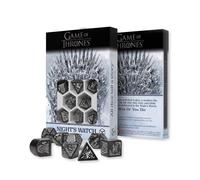 Game of Thrones Night's Watch Polyhedral Dice Set 8pc Q-Workshop RPG DND