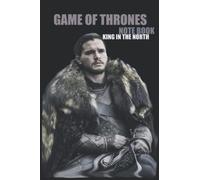 Game of thrones notebook: Blank lined notbook, 120 pages , 6*9 size king in the north John Snow