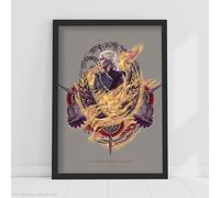 Game of Thrones Print - Fire Cannot Kill A Dragon Poster Wall Art (29.7cm x 42cm - A3)