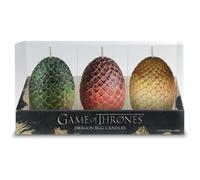 Game of Thrones: Sculpted Dragon Egg Candles : Set of 3