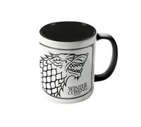 Game Of Thrones Stark Mug White/black (One Size)