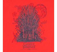 Game of Thrones The Iron Throne Men's T-Shirt - Red - XL