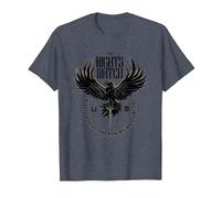 Game of Thrones The Night's Watch Crow T-Shirt, Men, Heather Blue, 6X-Large