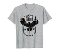 Game of Thrones The Night's Watch Crow T-Shirt, Men, Heather Grey, Medium
