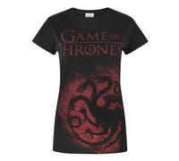 Game of Thrones Womens Black Short Sleeved T-Shirt - Medium