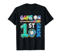 Game-On 1st Grade Baseball Boy Back to School First Grade T-Shirt