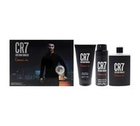Game On by Cristiano Ronaldo for Men - 3 Pc Gift Set 3.4oz EDT Spray 5.1oz Shower Gel 4.1oz Body Spray