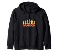 Game On Chess Strategy Move Zip Hoodie